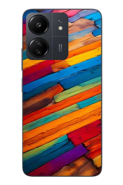 Le Balvo Redmi 13C Uyumlu Renk Geçişleri Baskılı Silikon Kılıf ürün görseli 1