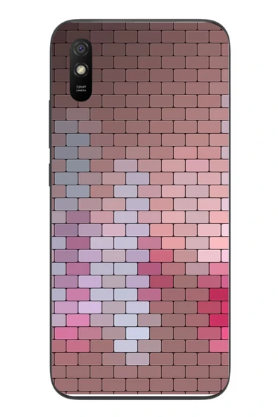 Le Balvo Redmi 9A Uyumlu Renkli Duvar Baskılı Silikon Kılıf ürün görseli 1