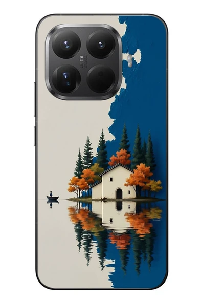 Le Balvo Xiaomi Mi 15T Pro Uyumlu Sonbahar Evi Baskılı Silikon Kılıf ürün görseli 1