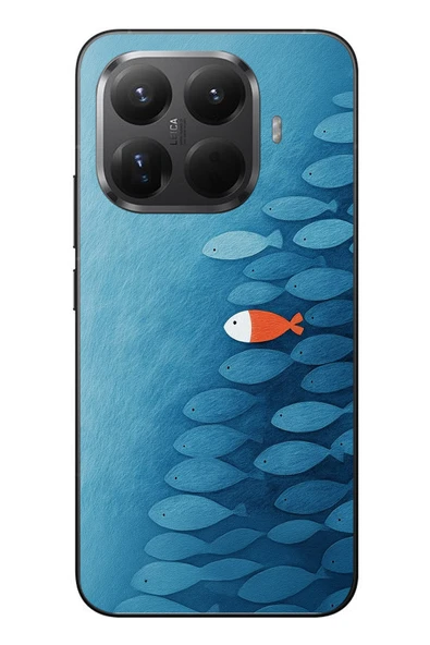 Le Balvo Xiaomi Mi 15T Pro Uyumlu Balıklar Yüzüyor Baskılı Silikon Kılıf ürün görseli 1