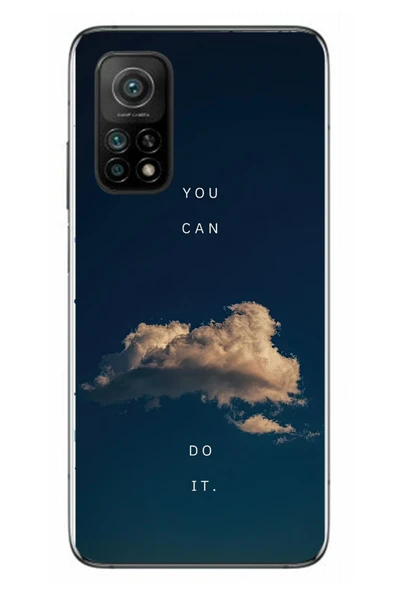 Le Balvo Xiaomi Mi 10 T Uyumlu You Can Do İt Baskılı Silikon Kılıf ürün görseli 1