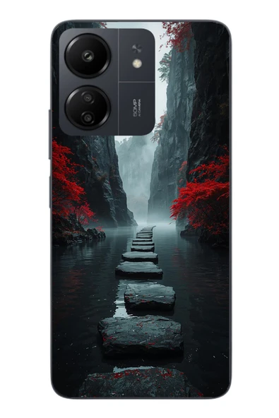 Le Balvo Redmi 13C Uyumlu Karanlık Yolu Baskılı Silikon Kılıf ürün görseli 1