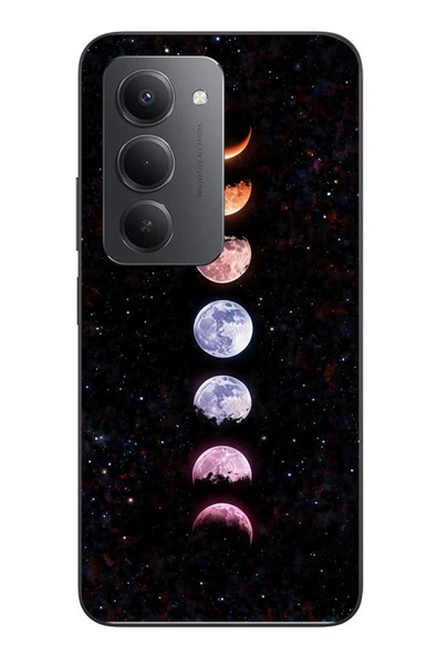 Le Balvo Redmi 15 Uyumlu Tüm Gezegenler Baskılı Silikon Kılıf ürün görseli 1