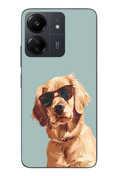 Le Balvo Redmi 13C Uyumlu Karizmatik Köpek Baskılı Silikon Kılıf ürün görseli 1
