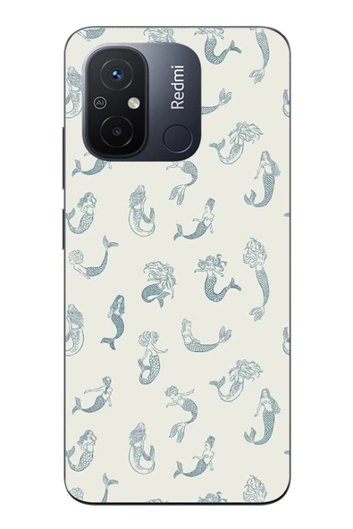 Le Balvo Redmi 12C Uyumlu Deniz Kızları Baskılı Silikon Kılıf ürün görseli 1