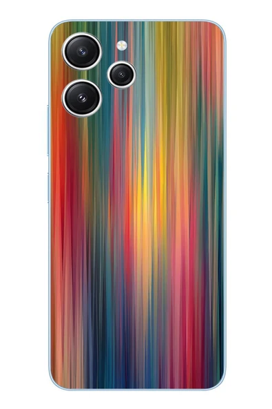 Le Balvo Redmi 12 Uyumlu Gökkuşağı Karışımı Baskılı Silikon Kılıf ürün görseli 1