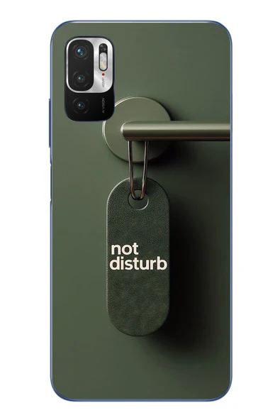 Le Balvo Redmi Note 10 5G Uyumlu Not Disturb Baskılı Silikon Kılıf ürün görseli 1