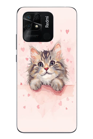 Le Balvo Redmi 10C Uyumlu Benim Kedim Baskılı Silikon Kılıf ürün görseli 1