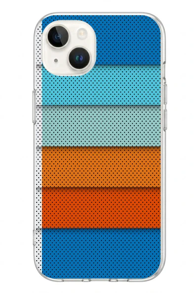 Le Balvo İphone 13/14 Uyumlu Renk Geçişi Baskılı Silikon Kılıf ürün görseli 1