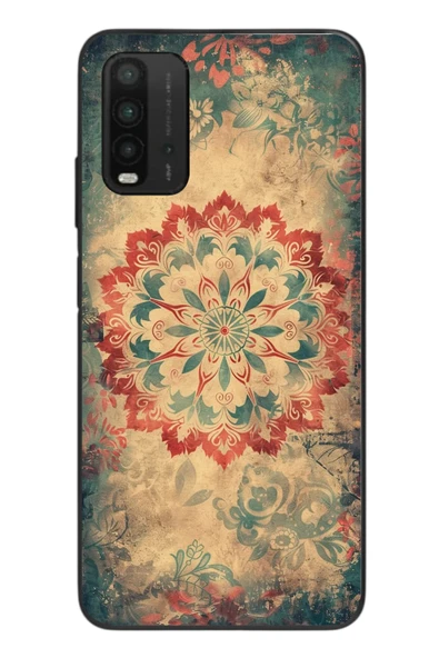 Le Balvo Redmi 9T Uyumlu Ebru Çizgisel Baskılı Silikon Kılıf ürün görseli 1