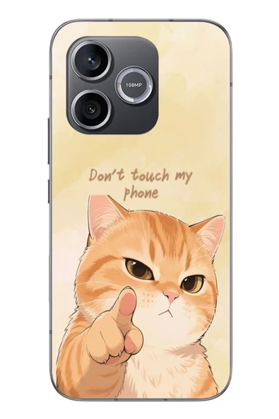 Le Balvo Honor 600 Uyumlu Dont Touch My Phone Baskılı Silikon Kılıf ürün görseli 1