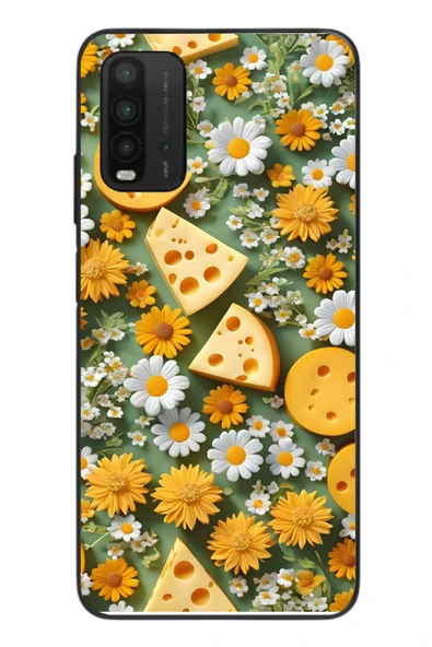 Le Balvo Redmi 9T Uyumlu Peynirler Baskılı Silikon Kılıf ürün görseli 1