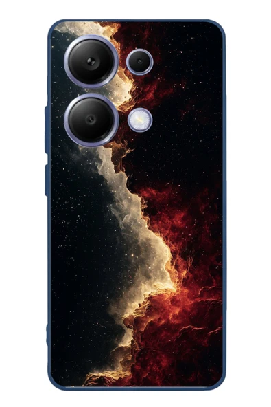 Le Balvo Poco X7 Pro Uyumlu Uzay Boşluğu Baskılı Silikon Kılıf ürün görseli 1