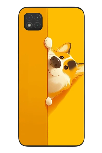 Le Balvo Redmi 9C Uyumlu Sarı Köpek Baskılı Silikon Kılıf ürün görseli 1