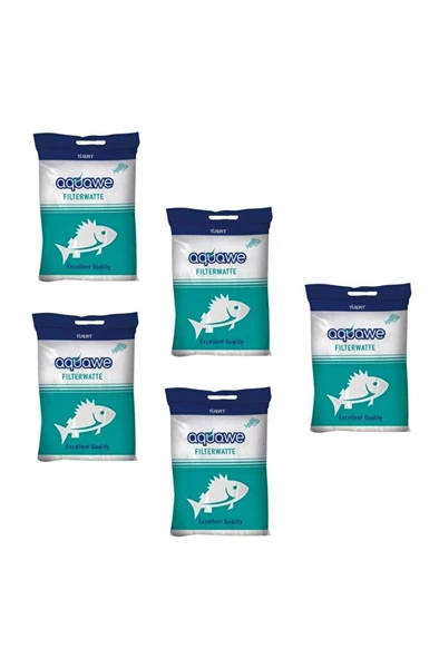 Aquawe Filterwatte Akvaryum Su Filtre Elyafı 50 gr 200x20 cm -5 Adet ürün görseli 1
