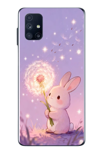 Le Balvo Samsung Galaxy M51 Uyumlu Büyülü Tavşan Baskılı Silikon Kılıf ürün görseli 1