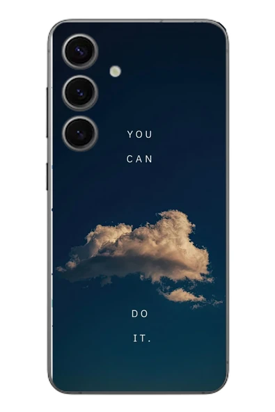 Le Balvo Samsung Galaxy S24 Uyumlu You Can Do İt Baskılı Silikon Kılıf ürün görseli 1