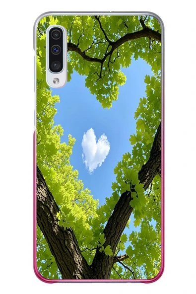 Le Balvo Samsung Galaxy A50 Uyumlu Kalpli Ağaç Baskılı Silikon Kılıf ürün görseli 1