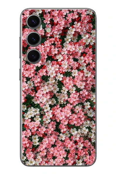 Le Balvo Samsung Galaxy S24 Uyumlu Ahenkli Papatyalar Baskılı Silikon Kılıf ürün görseli 1