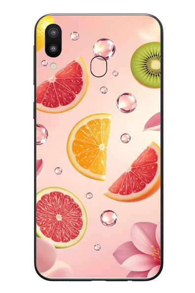 Le Balvo Samsung Galaxy M31 Uyumlu Meyve Dilimleri Baskılı Silikon Kılıf ürün görseli 1