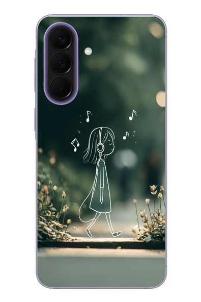 Le Balvo Samsung Galaxy A57 Uyumlu Neon Kız Çocugu Baskılı Silikon Kılıf ürün görseli 1