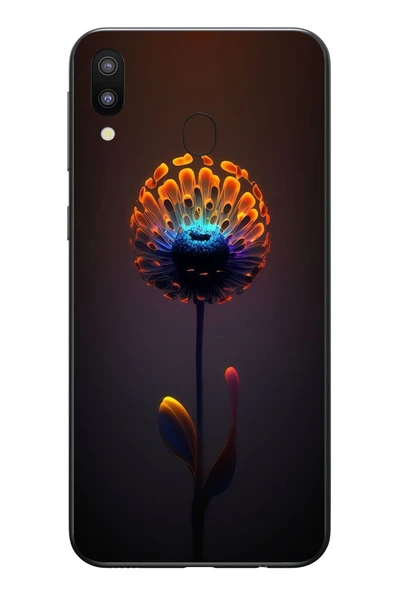 Le Balvo Samsung Galaxy M20 Uyumlu Büyülü Çiçek Baskılı Silikon Kılıf ürün görseli 1