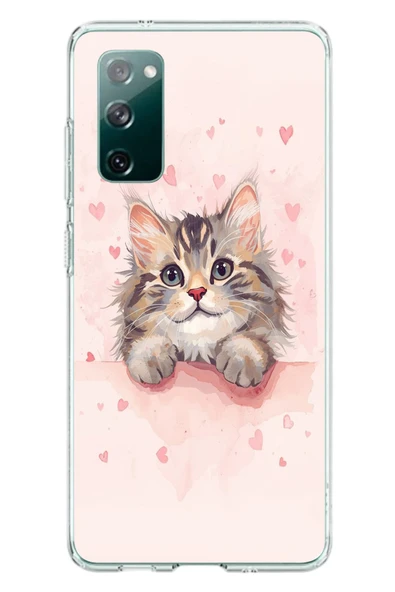 Le Balvo Samsung Galaxy S20 FE Uyumlu Benim Kedim Baskılı Silikon Kılıf ürün görseli 1