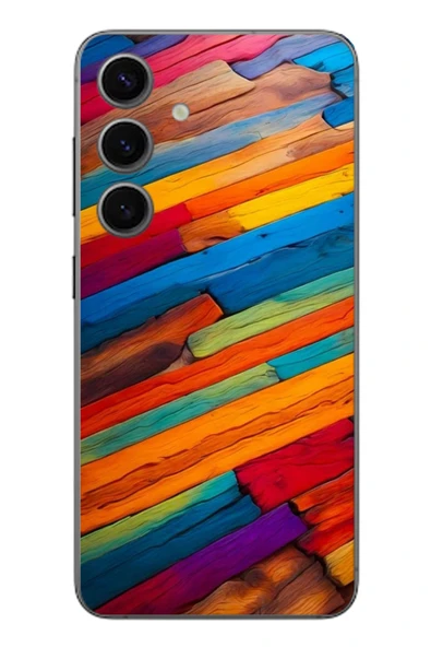 Le Balvo Samsung Galaxy S24 Uyumlu Renk Geçişleri Baskılı Silikon Kılıf ürün görseli 1