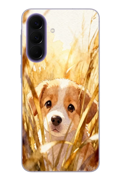Le Balvo Samsung Galaxy A57 Uyumlu Golden Köpek Baskılı Silikon Kılıf ürün görseli 1
