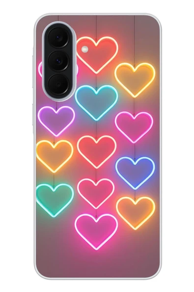Le Balvo Samsung Galaxy A37 Uyumlu Neon Kalpler Baskılı Silikon Kılıf ürün görseli 1