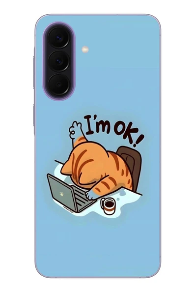 Le Balvo Samsung Galaxy A57 Uyumlu l'M Ok Baskılı Silikon Kılıf ürün görseli 1