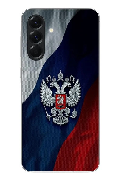 Le Balvo Samsung Galaxy A56 Uyumlu Rusya Arması Baskılı Silikon Kılıf ürün görseli 1