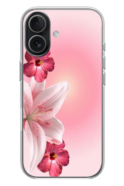 Le Balvo İphone 17 Uyumlu Tematik Çiçek Baskılı Silikon Kılıf ürün görseli 1