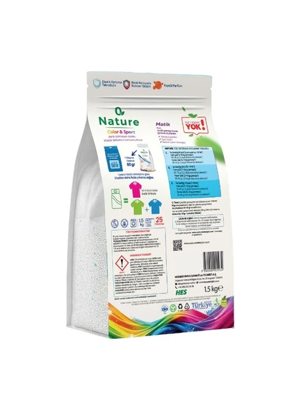 NATURE RENKLİLER VE SPOR KIYAFETLER / TOZ ÇAMAŞIR DETERJANI ürün görseli 1