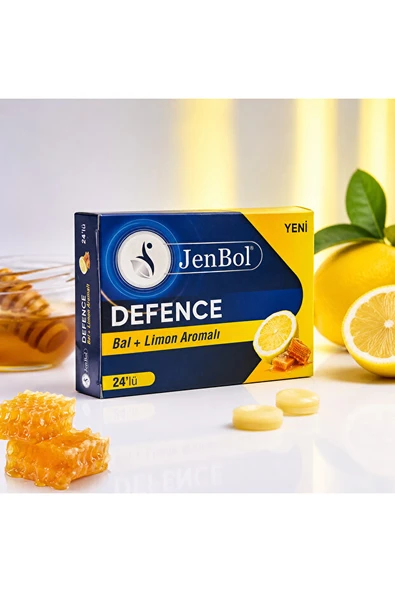 JENBOL DEFENCE BAL+LİMON PASTİL 24 DROPS ürün görseli 1