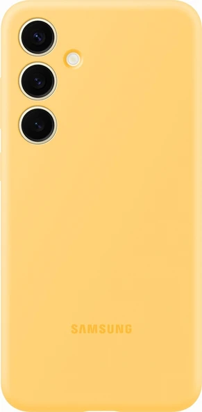 Samsung Uyumlu Galaxy S24+ Silikon Kılıf Sarı ürün görseli 1
