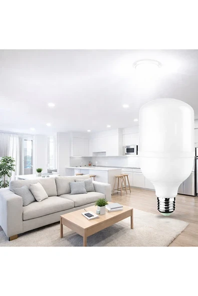 20W LED Ampul E27 1980 Lümen 6500K Beyaz Işık Yüksek Güç Tasarruflu Ampul ürün görseli 1