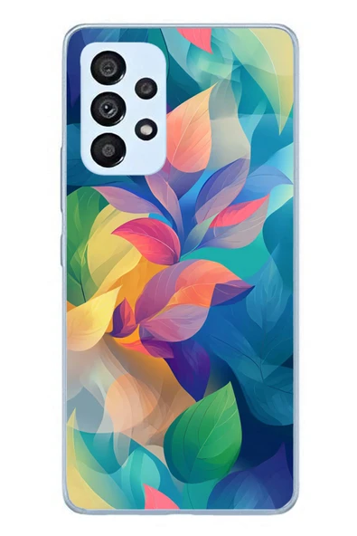 Le Balvo Samsung Galaxy A53 Uyumlu Yumuşak Dalgalı Baskılı Silikon Kılıf ürün görseli 1
