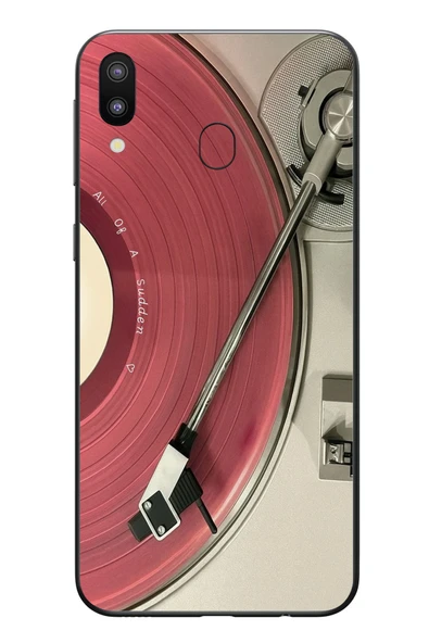 Le Balvo Samsung Galaxy M31 Uyumlu Pembe Plak Baskılı Silikon Kılıf ürün görseli 1