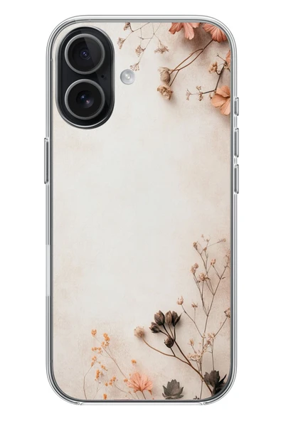 Le Balvo İphone 17 Uyumlu Kuru Dallar Baskılı Silikon Kılıf ürün görseli 1
