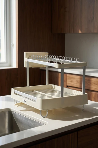 Acar Aqua Alüminyum Çift Katlı Sürgülü Bulaşıklık WRK-10282 ürün görseli 1