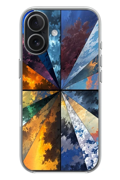 Le Balvo İphone 17 Uyumlu Mevsim Geçişleri Baskılı Silikon Kılıf ürün görseli 1
