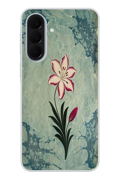 Le Balvo Samsung Galaxy A37 Uyumlu Çiçek Deseni Baskılı Silikon Kılıf ürün görseli 1