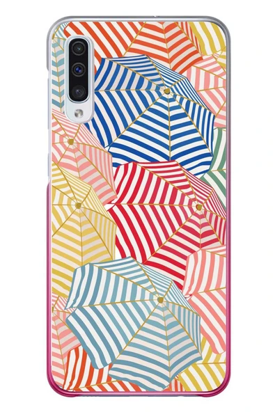 Le Balvo Samsung Galaxy A50 Uyumlu Şemsiyeler Baskılı Silikon Kılıf ürün görseli 1