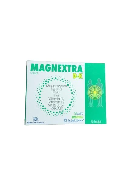 Magnextra D-K 30 Tablet ürün görseli 1