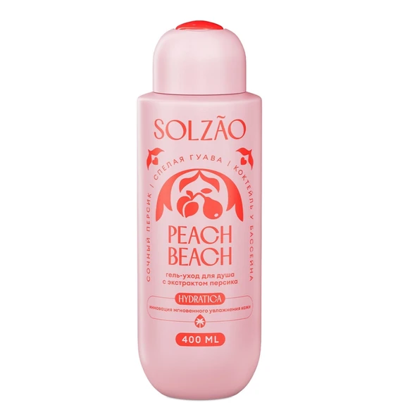 Solzao Peach Beach Şeftali Özlü Duş Jeli 400 ml ürün görseli 1