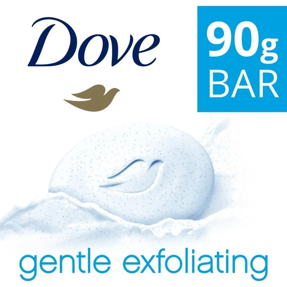 Dove Beauty Cream Bar Katı Güzellik Sabunu Gentle Exfoliating Nemlendirici Etkili 90 g ürün görseli 1