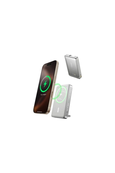 Nomos Qi2 Kickstand Magnetic Power Bank - Resim 5