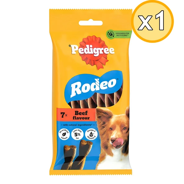 Pedigree Rodeo Sığır Etli Köpek Ödül Maması 123 Gr 1 Adet ürün görseli 1