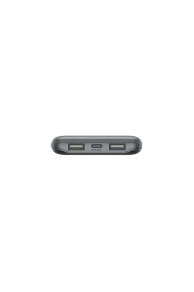 10K Powerbank 15W USB A-C -Gri - Resim 2